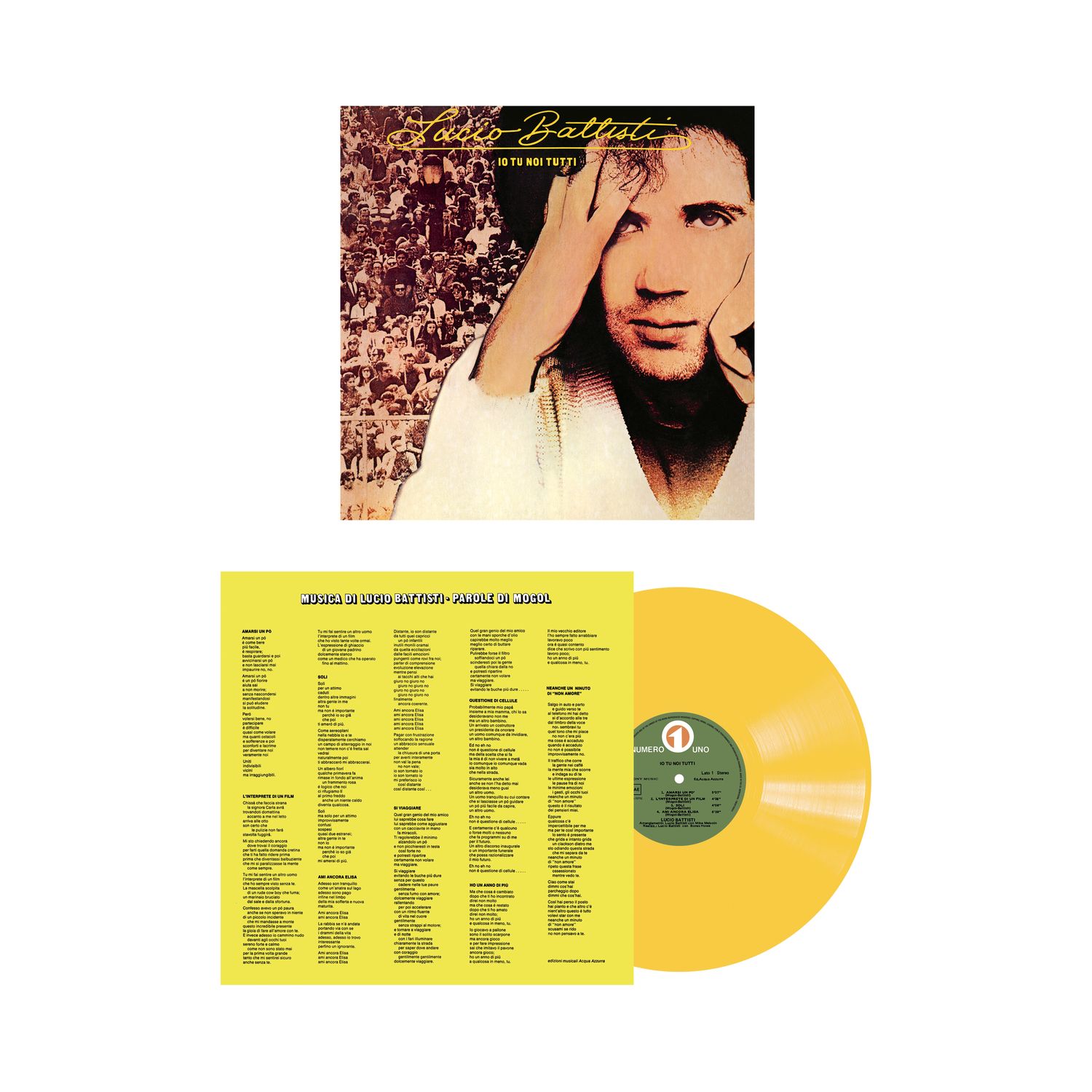 IO TU NOI TUTTI - 180 GR YELLOW VINYL