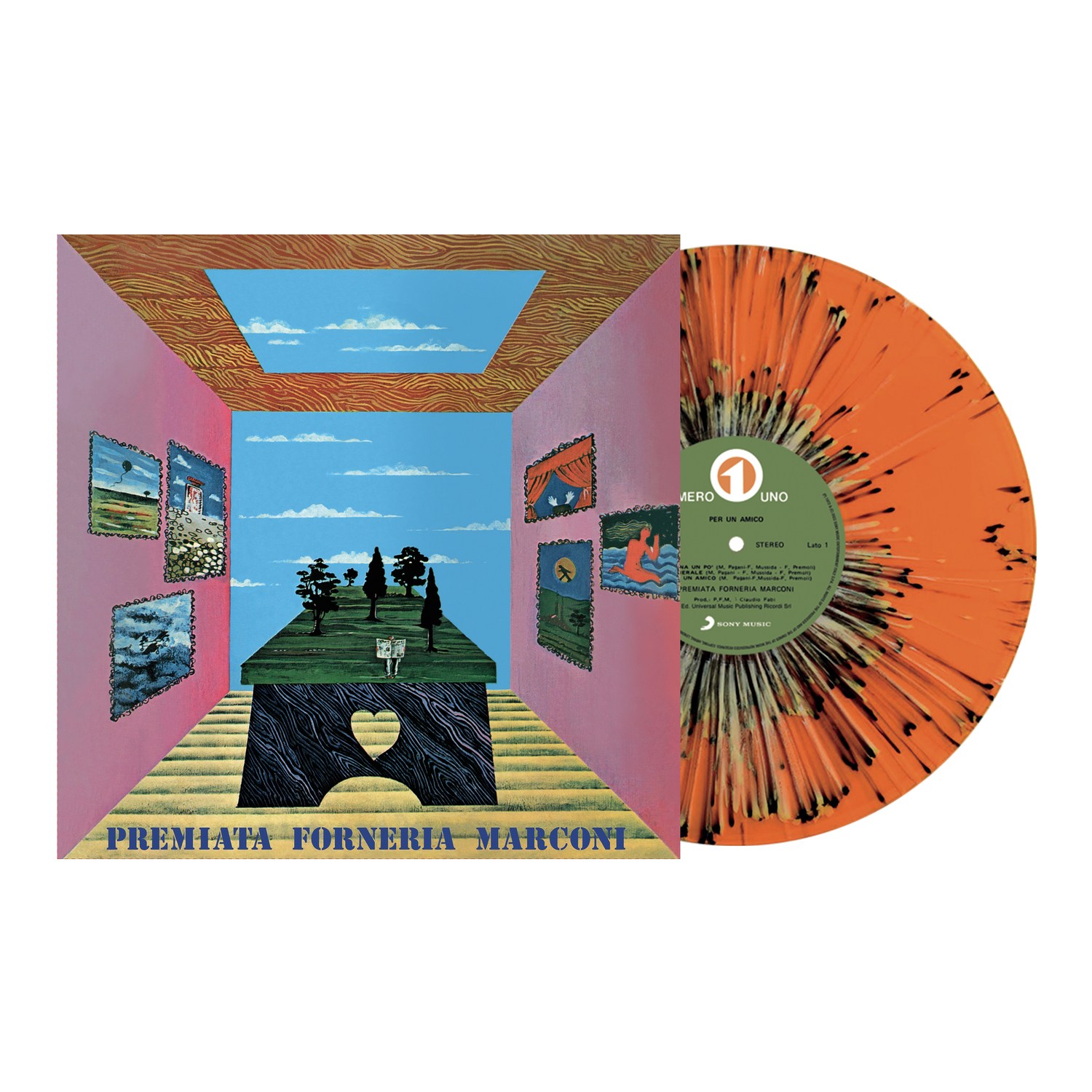 PER UN AMICO - SPLATTER ORANGE VINYL NUMBERED LTD.ED.