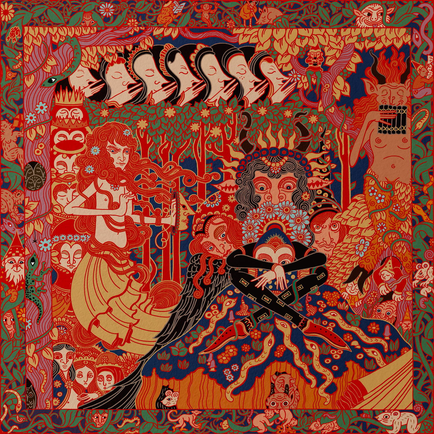 DAR SKOGEN SJUNGER UNDER EVIGHETENS GRANAR +