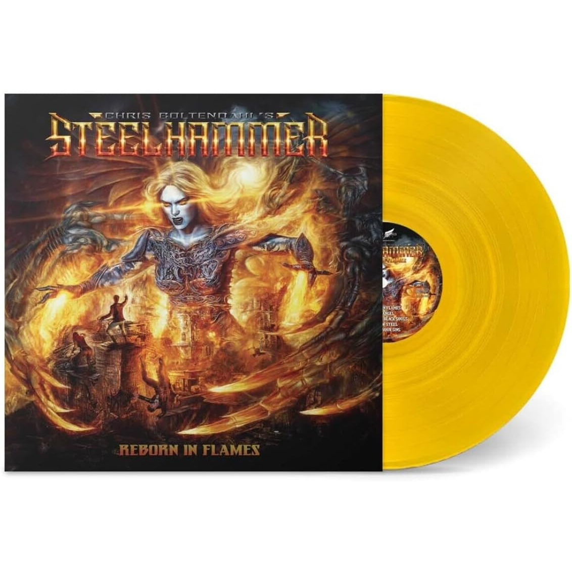 REBORN IN FLAMES - YELLOW VINYL EDITION