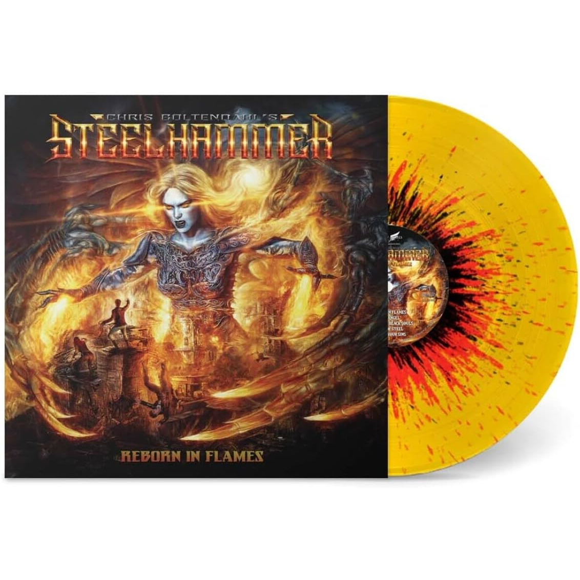 REBORN IN FLAMES - ORANGE / YELLOW VINYL EDITION