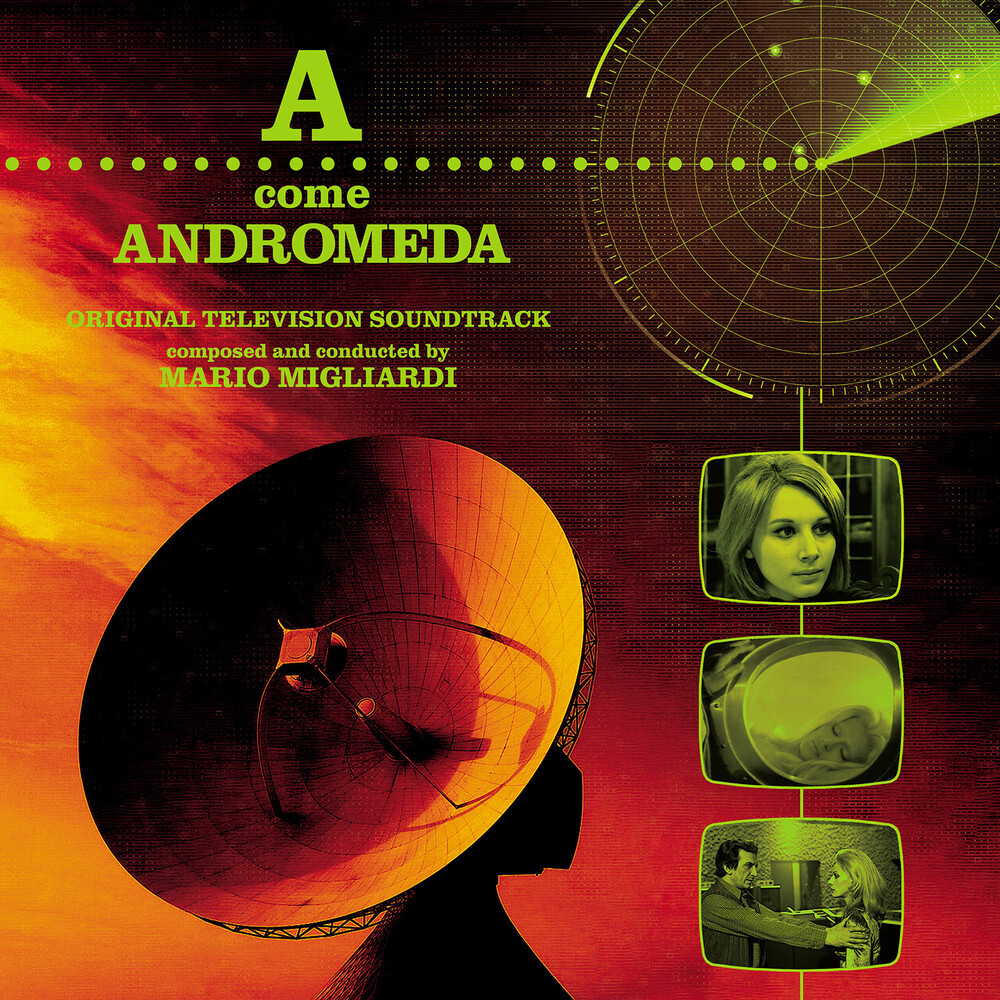 A COME ANDROMEDA OST (LTD.ED CLEAR ACID GREEN VINYL) + POSTER 30CM X 30 CM