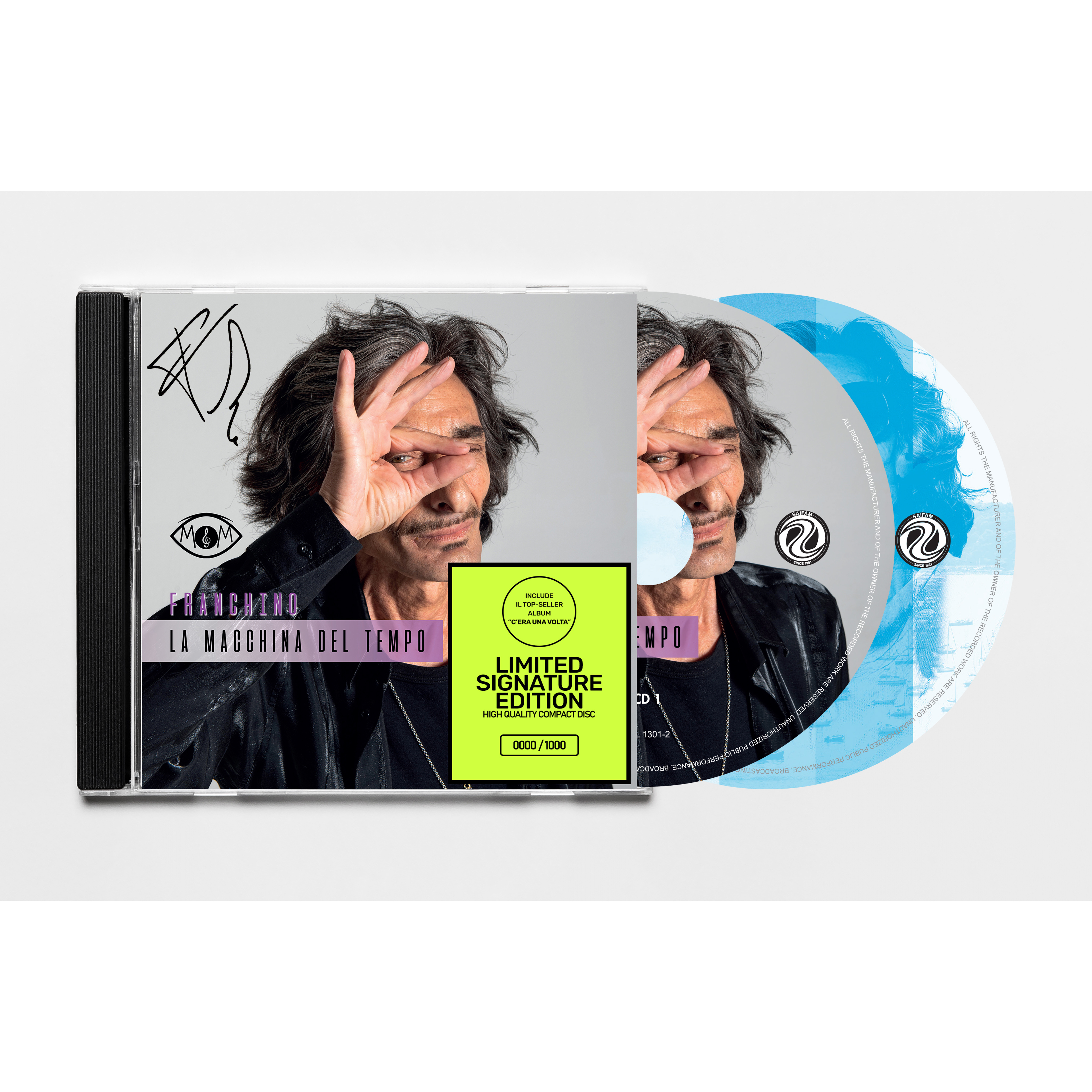 LA MACCHINA DEL TEMPO/C'ERA UNA VOLTA - 2CD AUTOGRAFATI E NUMERATI