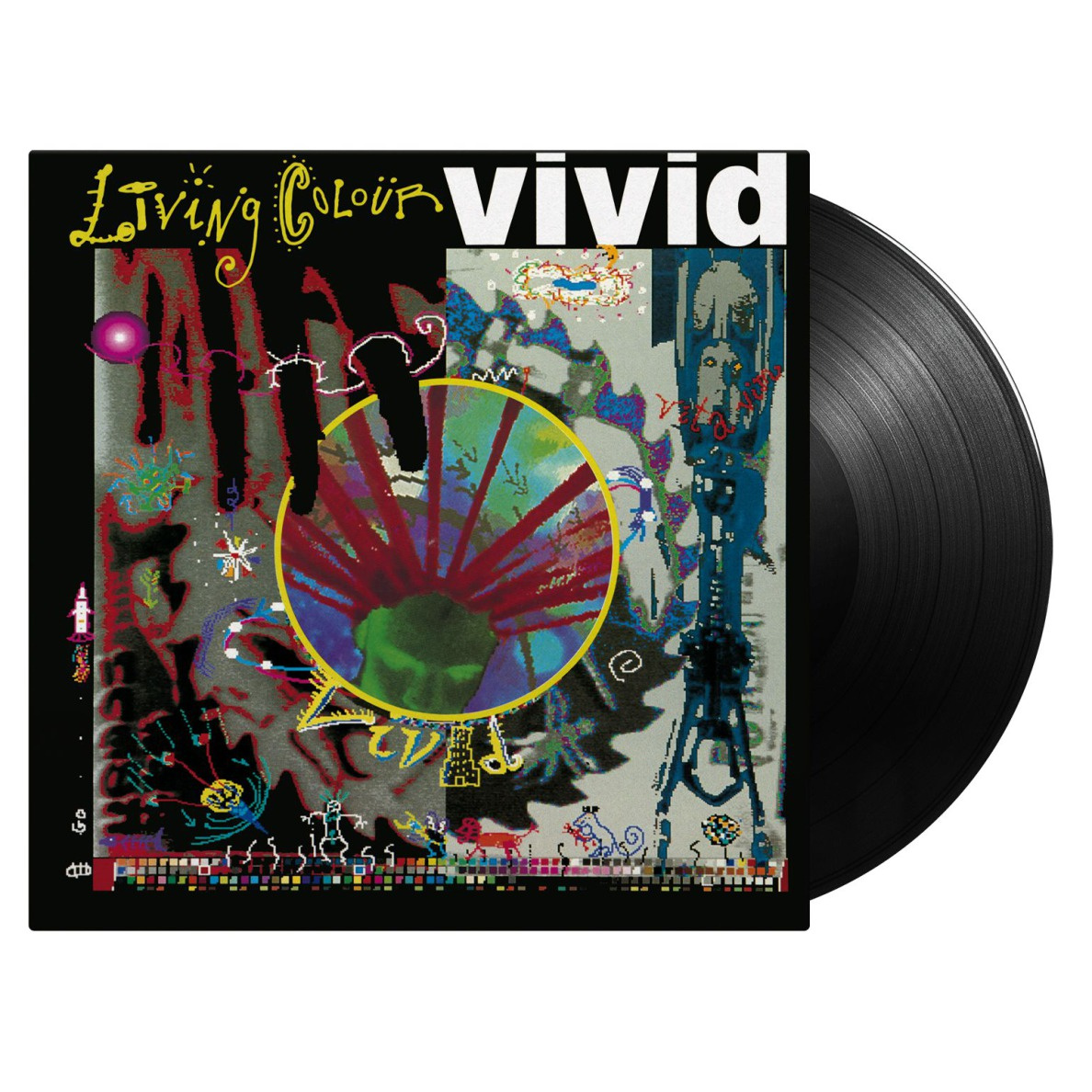 VIVID -HQ / INSERT-180GR. / INSERT / FT. MICK JAGGER & CHUCK D / BLACK VINYL