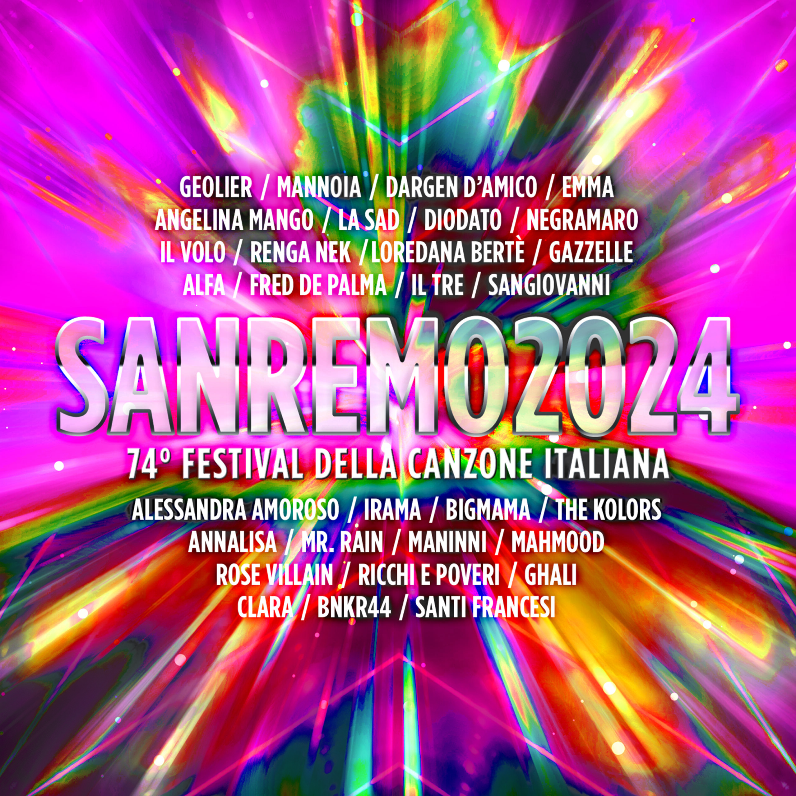 Sanremo 2024 – 74^ Festival Della Canzone Italiana Doppio CD